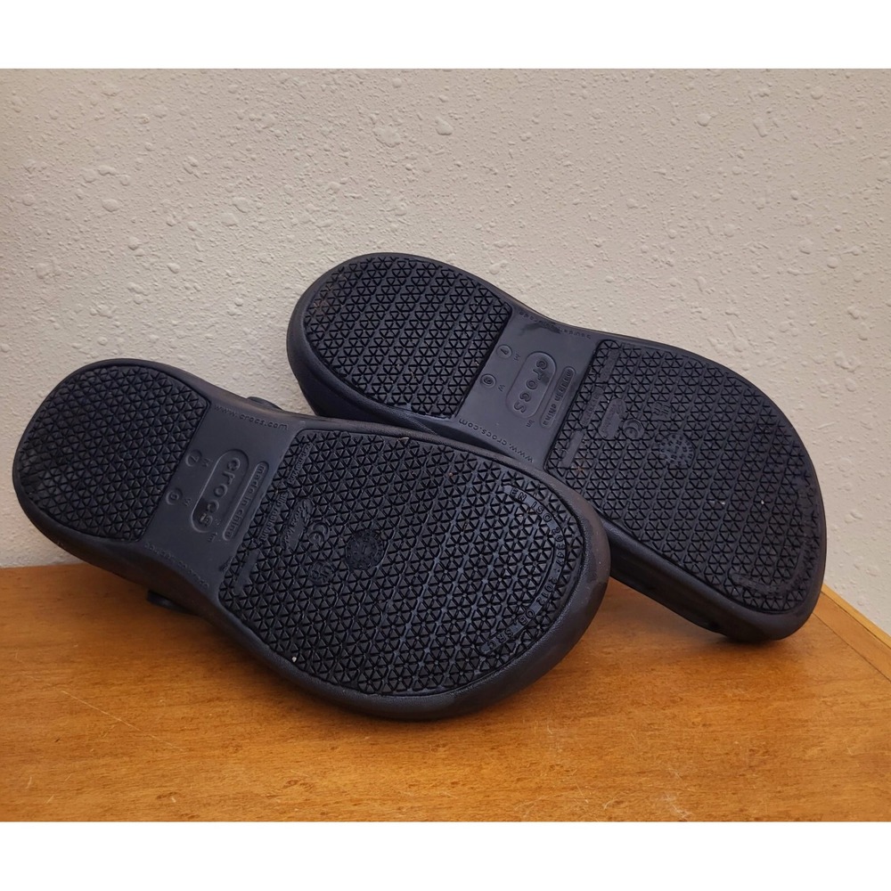 Crocs Specialist Vent Mens 7 / Womens 9 Shoes Slip-on Black Work Clog Comfort - Picture 7 of 9